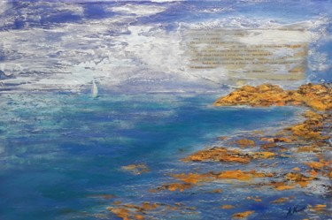 Hope (part 1) (Упование 1) Painting titled "Hope (part 1) (Упов…" by Alla Kosteleckaya, Original Artwork, Acrylic Mounted on Wood Stretcher frame