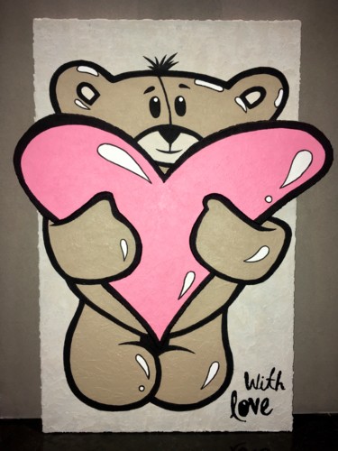 132 Painting titled "132" by Yury Korolkov, Original Artwork, Acrylic Mounted on Wood Stretcher frame