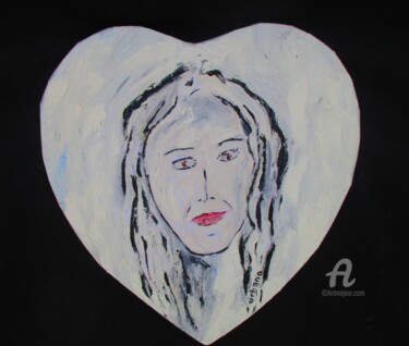 「Emmanuelle.」というタイトルの絵画 Roberto Urbanoによって, オリジナルのアートワーク, オイル
