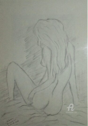 Tu me quittes ! Drawing titled "Tu me quittes !" by Roberto Urbano, Original Artwork, Pencil