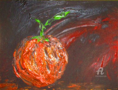 Painting titled "Il me reste une ora…" by Roberto Urbano, Original Artwork, Oil