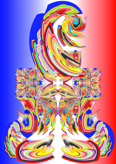 Artes digitais intitulada "SNIEGOUROTCHKA ET L…" por Reinhard Heydrich Allan De Souza Santos, Obras de arte originais, Pintu…
