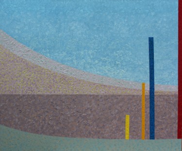Schilderij getiteld "Composition # 178" door Iskan, Origineel Kunstwerk, Olie