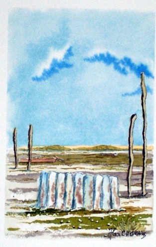 Peinture intitulée "Marine du Mimbeau (…" par Alain Chevrignac, Œuvre d'art originale