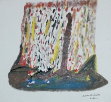 제목이 "Vie abyssale (abyss…"인 미술작품 Ivann Deweare Lindor로, 원작, 아크릴