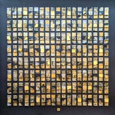 绘画 标题为“Terre dorée” 由Pascale Tabard, 原创艺术品, 丙烯 安装在铝上
