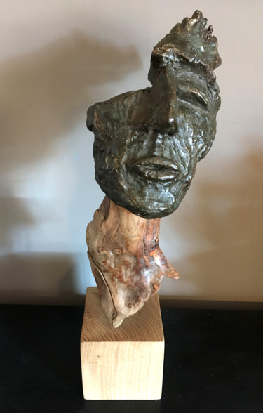 Sculptuur getiteld "Fractures" door René Barranco, Origineel Kunstwerk, Klei