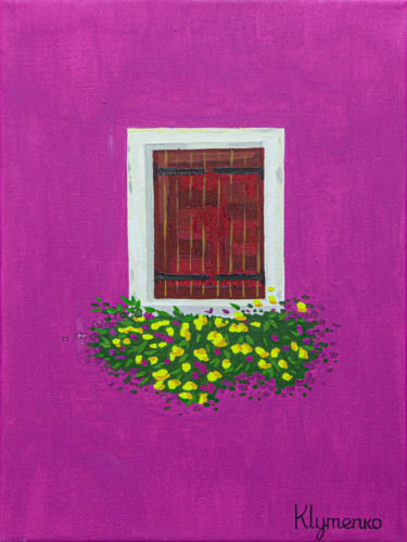 Painting titled "Window, Venice" by Ivan Klymenko, Original Artwork, Oil