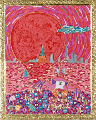 绘画 标题为“BRING GOOD TOMORROW” 由Chiori Ohnaka, 原创艺术品, 颜料