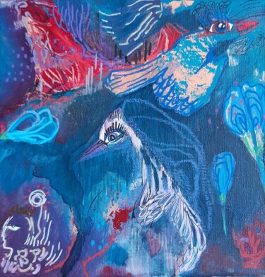 Le retour du roi 「Le retour du roi」というタイトルの絵画 Audrey Denisによって, オリジナルのアートワーク, アクリル