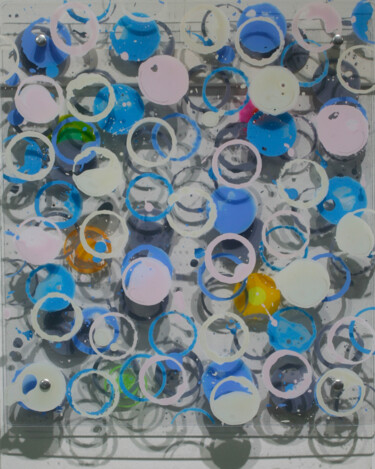 Painting titled "Dot - structure" by Anna Myro, Original Artwork, Acrylic