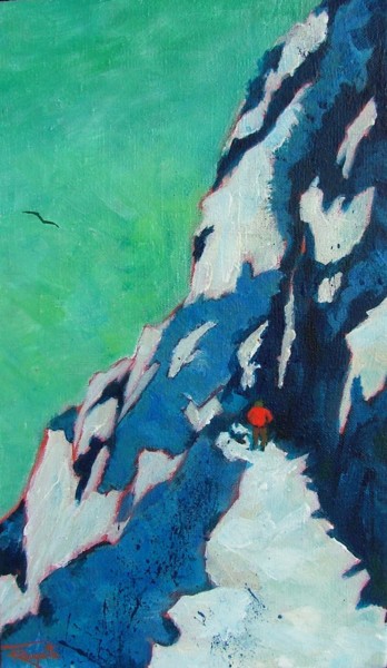 Compagnie Peinture intitulée "Compagnie" par Frédérique Rouquette, Œuvre d'art originale, Acrylique Monté sur Châssis en bois