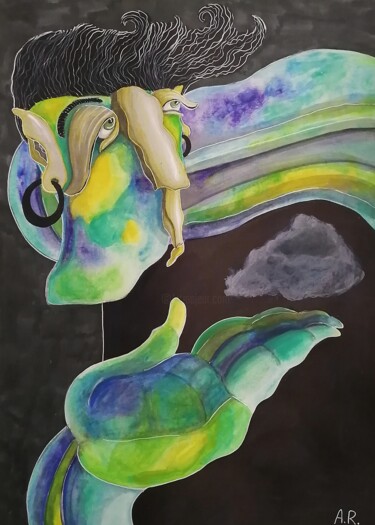 绘画 标题为“A synoptic” 由Anna Reshetnikova, 原创艺术品, 水彩