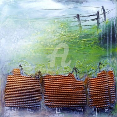 Painting titled "Les triplés" by Diem-Thuy Le Mai, Original Artwork, Acrylic