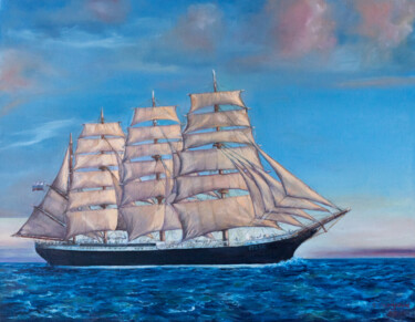 Sedov Peinture intitulée "Sedov" par Galina Vasiljeva, Œuvre d'art originale, Huile