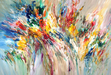 绘画 标题为“Summer Emotions XL 1” 由Peter Nottrott, 原创艺术品, 丙烯
