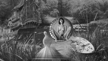 НОСТАЛЬГИЯ 摄影 标题为“НОСТАЛЬГИЯ” 由Alexander Zavialov, 原创艺术品, 操纵摄影 安装在木质担架架上