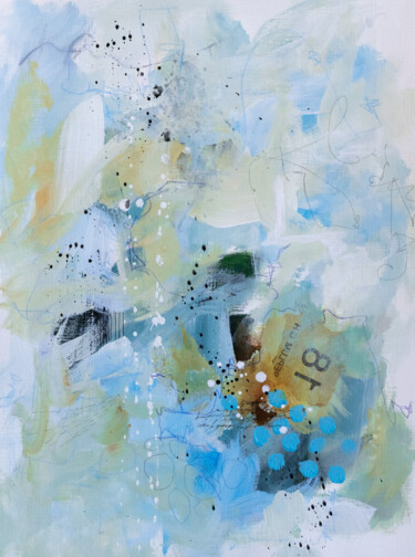 Dans le silence de l'hiver Painting titled "Dans le silence de…" by Chantal Proulx, Original Artwork, Acrylic