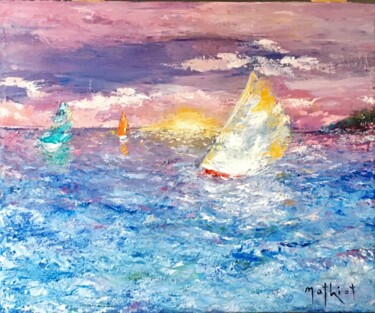 Peinture intitulée "Voilanse" par Serge Mathiot, Œuvre d'art originale, Huile
