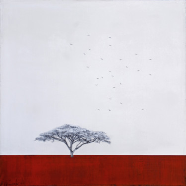 Painting titled "Un nuevo camino" by Liz Bono, Original Artwork, Acrylic