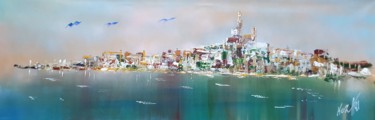 La bonne mère, Marseille Painting titled "La bonne mère, Mars…" by Pascal Koza, Original Artwork, Acrylic Mounted on Wood Stretcher frame
