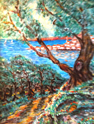 Peinture intitulée "Le pian" par Jean-Pierre Loubinoux, Œuvre d'art originale, Acrylique Monté sur Châssis en bois