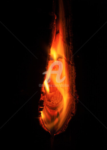 Photography titled "Feu 02" by Pierre Boillon, Original Artwork, Digital Photography