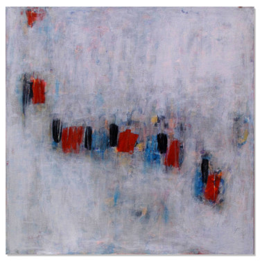 Peinture intitulée "Un Coeur en Hiver" par Juliette Gallas, Œuvre d'art originale, Acrylique Monté sur Châssis en bois