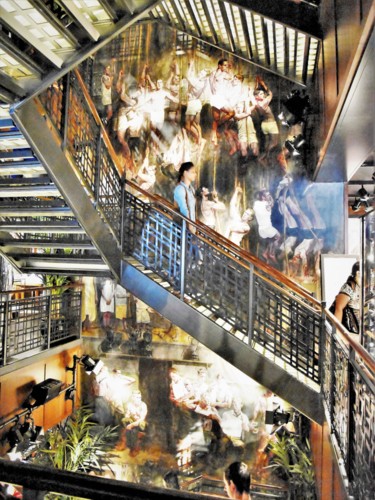 摄影 标题为“shopping in Manhatt…” 由Bernard Levy, 原创艺术品, 数码摄影