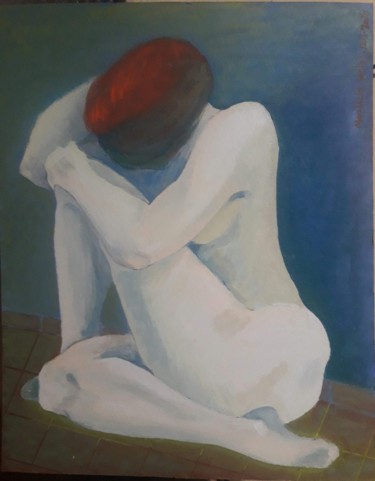 Pintura intitulada "O vazio 2" por Mauricio Santos, Obras de arte originais, Óleo