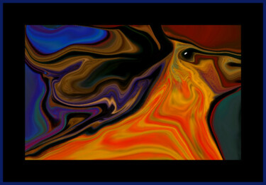 Digitale Kunst mit dem Titel "Sorti de la forêt..." von Jacky Patin, Original-Kunstwerk, 2D digitale Arbeit