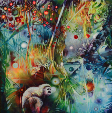 绘画 标题为“Spider nest” 由Jorge Calero, 原创艺术品, 丙烯