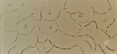 绘画 标题为“Par tous les seins” 由Roberto Urbano, 原创艺术品, 丙烯