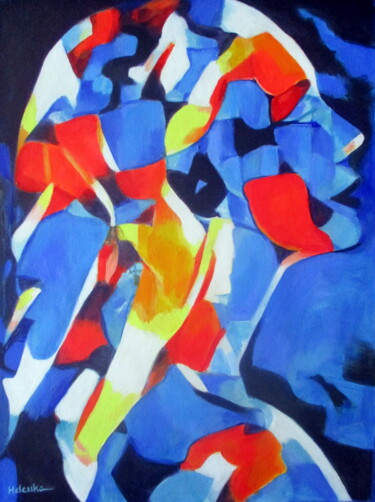 Painting titled ""Timeless Reality"" by Helena Wierzbicki, Original Artwork, Acrylic