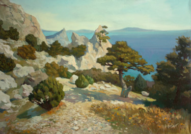 Painting titled "Hot day." by Denis Bely, Original Artwork, Oil