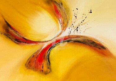 Peinture intitulée "volupté" par Isabelle Laurent, Œuvre d'art originale, Acrylique