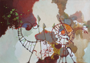 Painting titled "Structural changes." by Denis Bely, Original Artwork, Oil