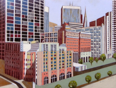 绘画 标题为“Small view of San F…” 由Federico Cortese, 原创艺术品, 油
