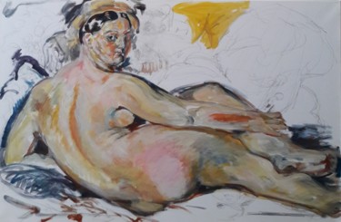 Peinture intitulée "d'après Ingres " La…" par Sam Keusseyan, Œuvre d'art originale, Acrylique