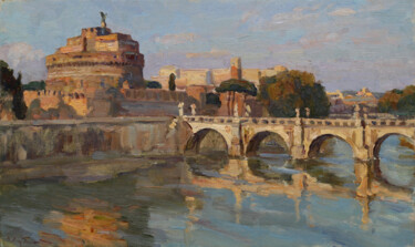 제목이 "San-Angelo Castle"인 미술작품 Анатолий Коробкин로, 원작, 기름