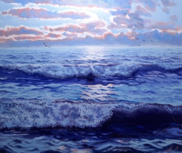 Seascape 10 Peinture intitulée "Seascape 10" par Garry Arzumanyan, Œuvre d'art originale, Huile