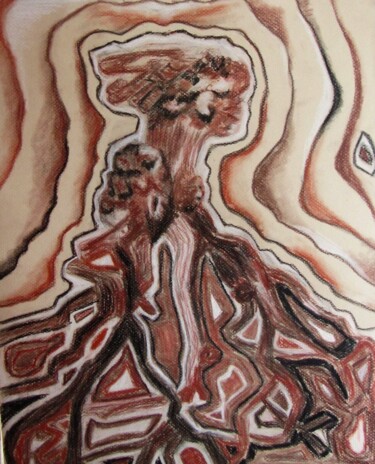 图画 标题为“Emancipation” 由Ghislaine Rimmen-Mohl, 原创艺术品, 木炭
