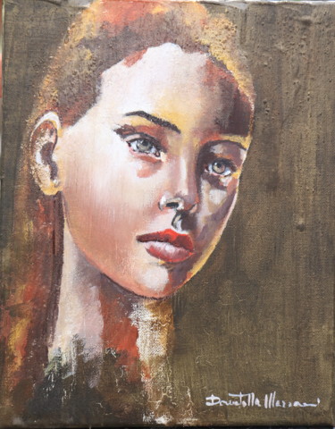 Painting titled "Sorry Seems To Be T…" by Donatella Marraoni, Original Artwork, Oil