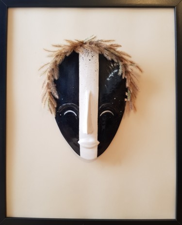 "Noir et Blanche" başlıklı Heykel Céline Sicard tarafından, Orijinal sanat, Seramik
