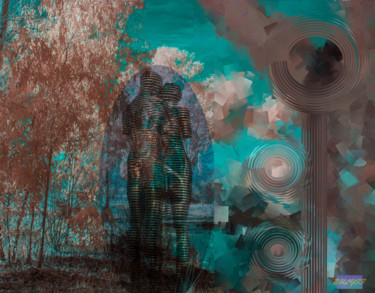 Union Between Robots Digital Arts titled "Union Between Robots" by Marc Bulyss, Original Artwork, Digital Painting