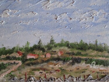 Ζωγραφική με τίτλο "Chabannes en Ardèche" από Roberto Urbano, Αυθεντικά έργα τέχνης, Λάδι