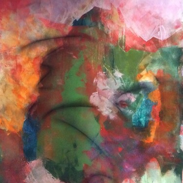 Peinture intitulée "Géant vert" par Any, Œuvre d'art originale, Acrylique
