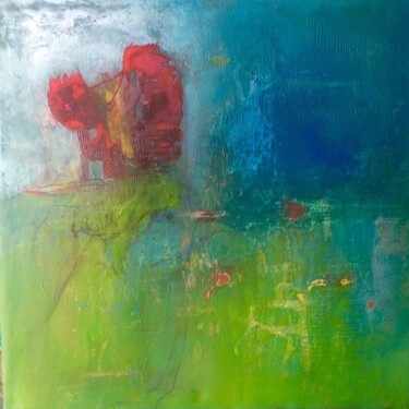Peinture intitulée "Arbres imaginaires" par Any, Œuvre d'art originale, Acrylique