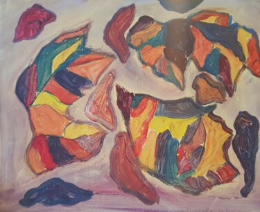 Painting titled "Tourbillon" by Ghislaine Rimmen-Mohl, Original Artwork, Acrylic
