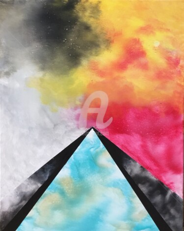 绘画 标题为“Art abstrait” 由Maureen Clerentin, 原创艺术品, 丙烯